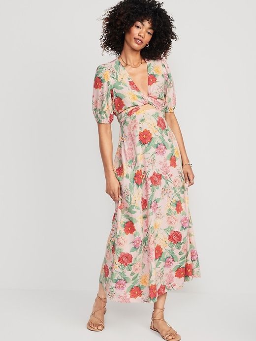 floral dresses with sleeves